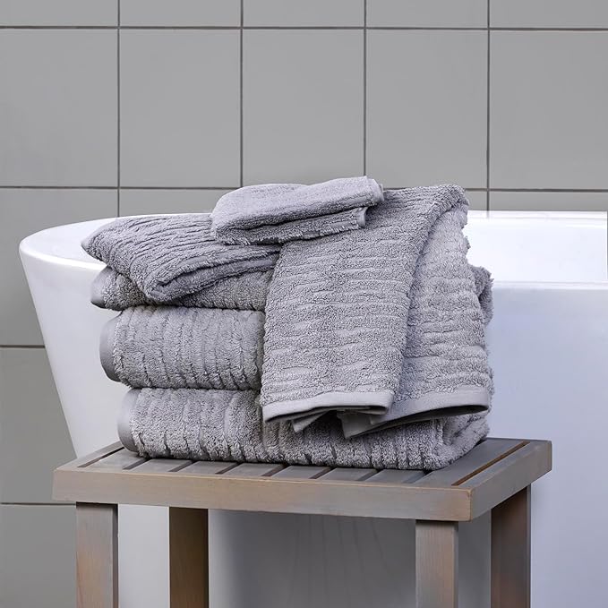 SKL Home CloudSoft Cotton Luxury Hand Towel 2pc Set - Image 5