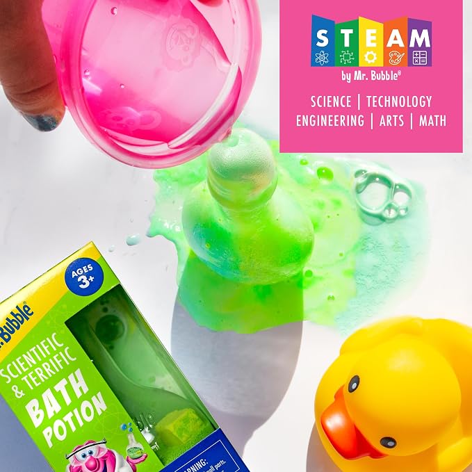 Mr. Bubble The Original Kids Bath Bomb Potions, Colorful Fizzy Fun, Cool Foam - Image 6
