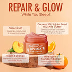 Lip Mask with Peach & Orange – Hydration, Lip Repair - Image 4