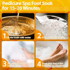 Pedicure Foot Soak, Foot Spa Soak, Pedicure Kit, Bubble Foot Bath - Image 5