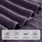 Ycosy 4 Pack Extra Large Microfiber Bath Towels Set, 35x70 inches, Less Lint - Image 9