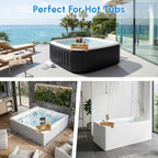Vespara Bamboo Hot Tub Tray Table - Image 7