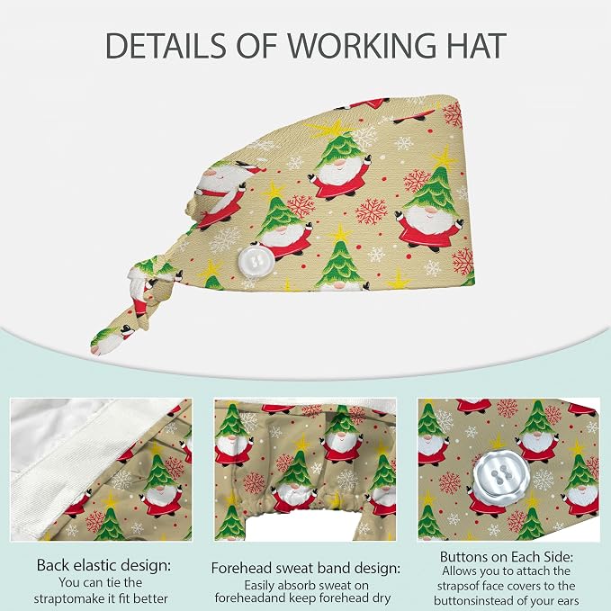 2 Pcs Working Cap with Sweatband - Image 3