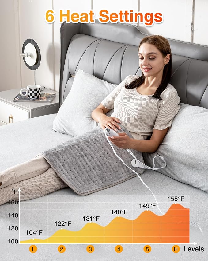 WOOMER Extra Large Heating Pad, Heat Pad - Image 2