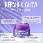 Lip Mask with Berries & Fig – Overnight Lip Repair, Intense Hydration & - Image 4