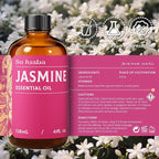 SU JUABA Jasmine Essential Oil 4 Oz, 100% Pure Natural Aromatherapy Oil - Image 6