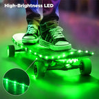 BestLuz Battery Powered LED Strip Lights 2X 3.33ft Flexible Green Light Strip - Image 6