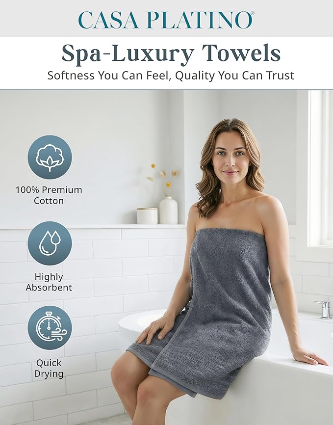 24-Piece Premium Towel Sets for Bathroom - Image 2