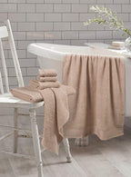 GLAMBURG 100% Cotton Ultra Soft 6 Pack Towel Set, Contains 2 Bath Towels 28x55 - Image 3