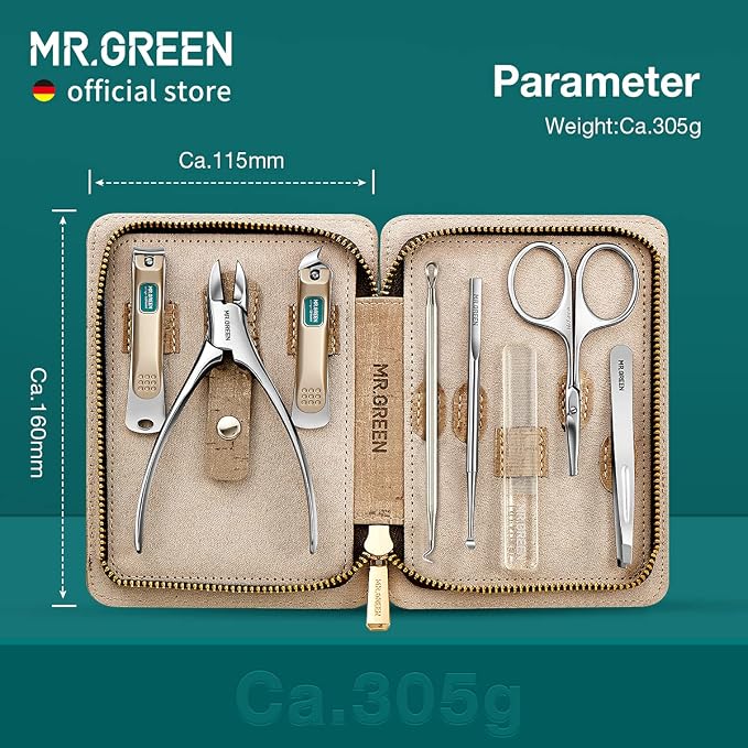 MR.GREEN Manicure Sets Pedicure Kits Stainless Steel Nail Clipper Personal Care - Image 5