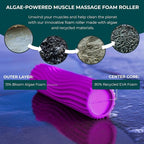 Oceanfoam Ripple Travel Foam Roller Firm Mini Foam Roller - Image 7