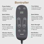 Rainwolf Shiatsu Neck and Back Massage Cushion - Image 6