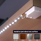 BestLuz Battery Powered LED Strip Lights, 3 Pack 40 Inch Cordless White LED - Image 2