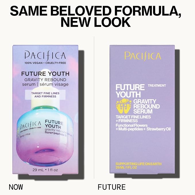 Pacifica Future Youth Gravity Rebound Face Serum – Multi-Peptide Firming Facial - Image 4