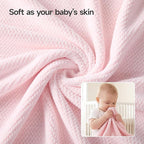 REDKISS 6 Piece Pink Towel Set, Extra Large Microfiber Bathroom Towels Set - Image 5