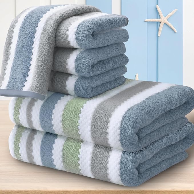 Waffle Towels for Bathroom by VOOVAMOVAS