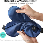 YFONG Cordless Heated Eye Mask for Dry Eyes, Warm Eye Compress for Stye - Image 5