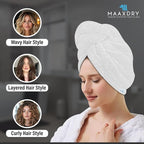 100% Cotton Hair Towel Wrap for Women, Men & Kids – Non-Microfiber 450 GSM - Image 7