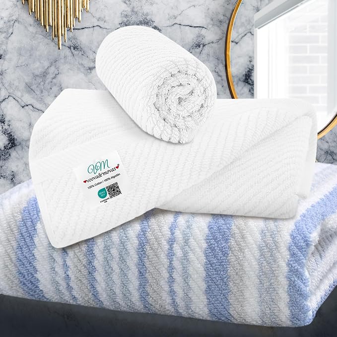 VOOVA & MOVAS Towel Set for Bathroom by VOOVAMOVAS