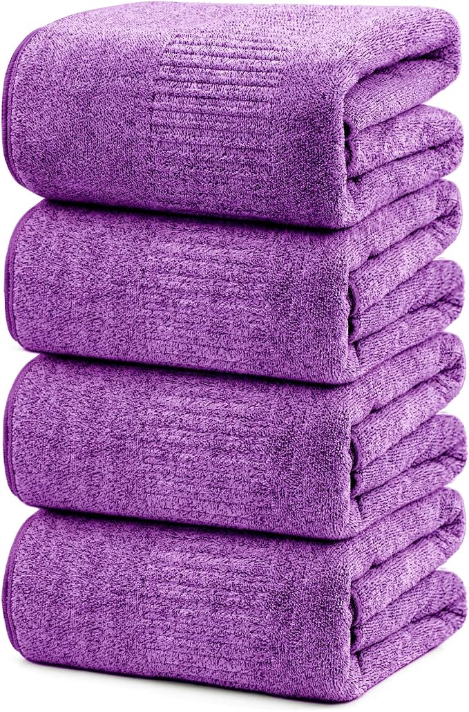 SEISSO Bath Towels, Extra Absorbent & Quick Drying Lightweight Fiber Towels by SEISSO