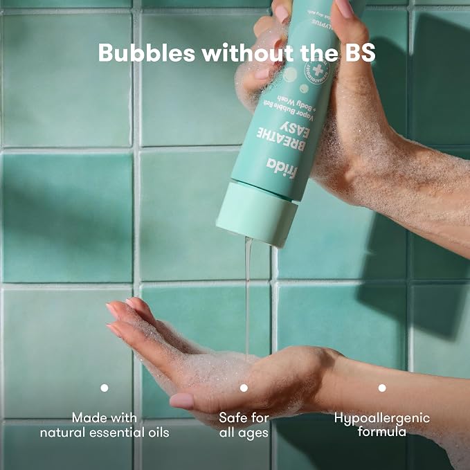 Frida Baby Eucalyptus Vapor Baby & Kids Bubble Bath + Body Wash, Toddler & Baby - Image 4