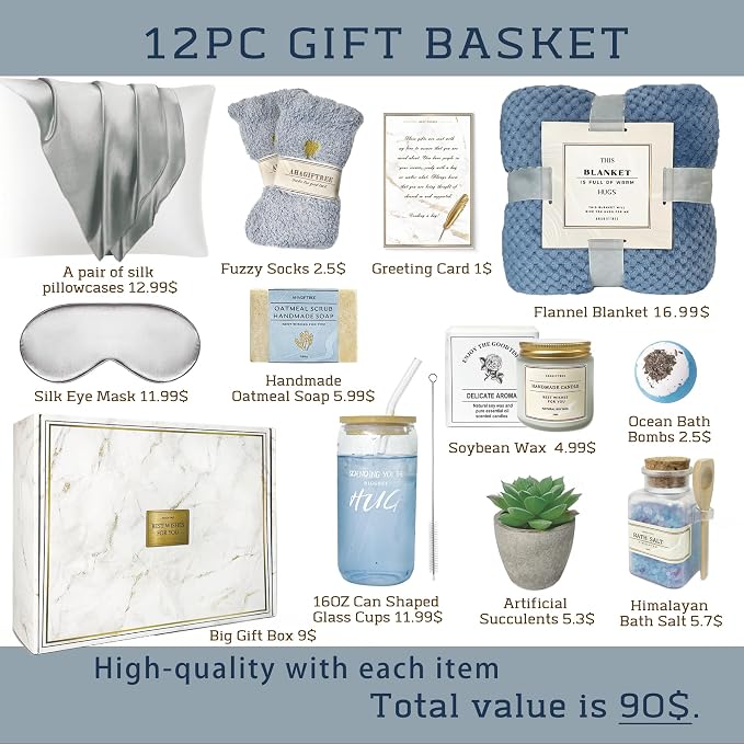 AHAGIFTREE Get Well Soon Gift Baskets - Image 3