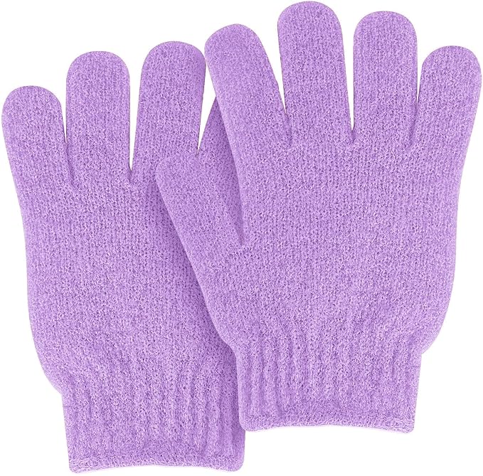 MOLOPPO 2 PCS Exfoliating Glove, Scrub Gloves Exfoliating, Body Exfoliator - Image 7