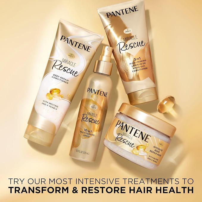 Pantene Miracle Rescue Hair Mask, Intensive Bond Repair - Image 8