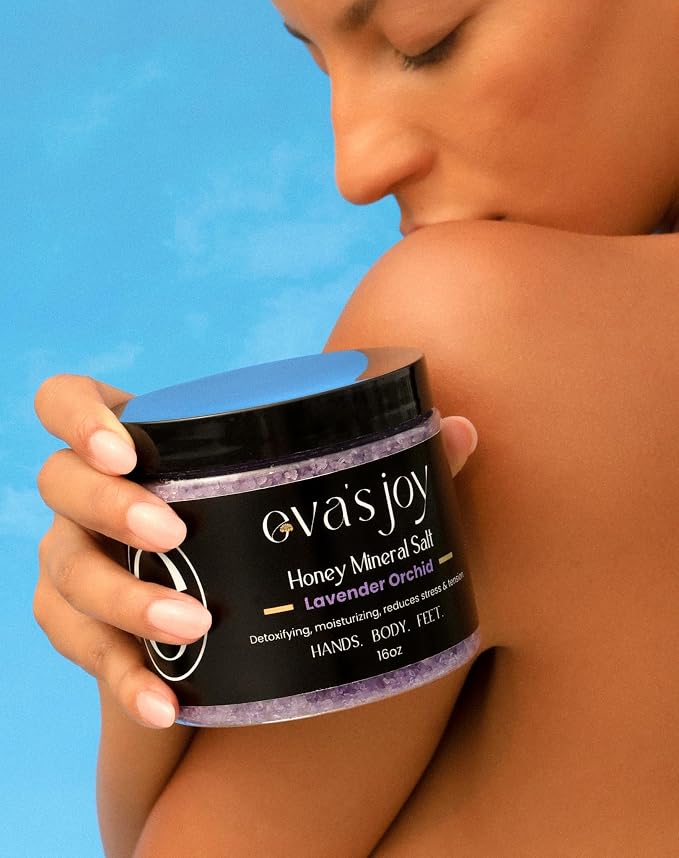 Eva's Joy Lavender Orchid Mineral Bath and Foot Soak, Made - Image 5