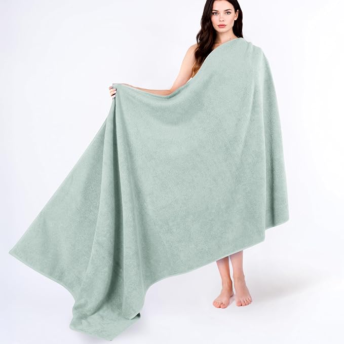 Cotton Paradise 100% Cotton 40x80 Oversized Bath Sheet, Extra Large Turkish by UNITEDHOMETEXTILE