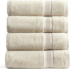 Springtree Home Luxury Viscose from Bamboo Bath Towel Set of 4 | 35% Viscose by SpringtreeHome