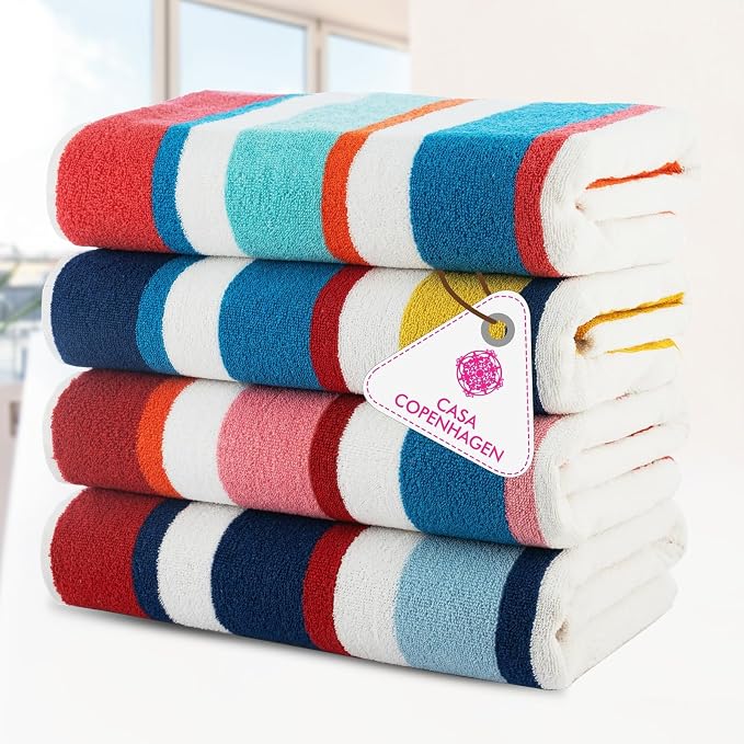 CASA COPENHAGEN Bora Bora Beach Towels Designed in Denmark Rough and Tough - Image 2