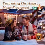 Large Candle Hot Cocoa Scented, 4 Wick Natural Soy Candles - Image 6