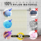 UJFQBH 6 Pieces African Bath Sponge African Net Long Net Bath Sponge - Image 2