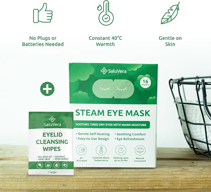 SaluVera Steam Eye Mask for Dry Eyes - Image 4