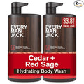 Every Man Jack Cedar + Red Sage Mens Body Wash by EveryManJack