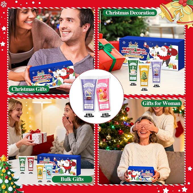 VISCOO 12 Pack Christmas Hand Cream Gift Set - Image 7