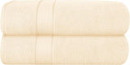 GLAMBURG 700 GSM Premium Cotton 2-Pack Oversized Extra Large Bath Sheet Set by GLAMBURG
