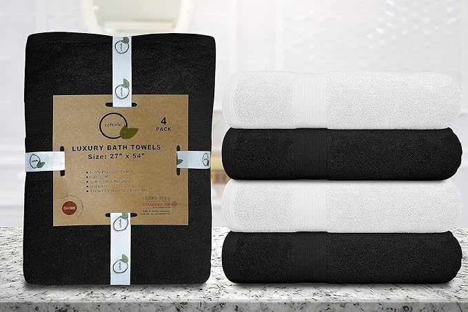 Softolle Luxury Bath Towels Set of 4 | Towels - Image 8