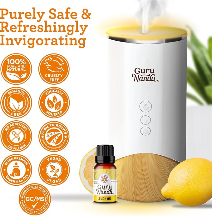 GuruNanda Lemon Essential Oil - Image 4