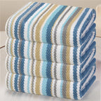 Striped Bath Towels Set by VOOVAMOVAS