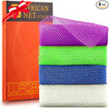 UJFQBH 4 Pieces African exfoliating net African Net Long Net Bath Sponge by BuyNow