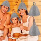 JaGely Sauna Hat for Men Women Sauna Hat Vaporarium Cap Russian Banya Cap for - Image 5