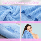 SmoothNovelty 16 Pack Microfiber Bath Towels Bulk 27'' x 60'' Oversized Size - Image 3
