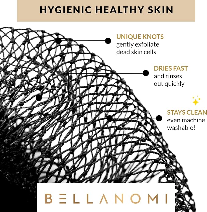 BELLANOMI African Exfoliating Net Sponge, Ethically sourced from Nigeria - Image 6