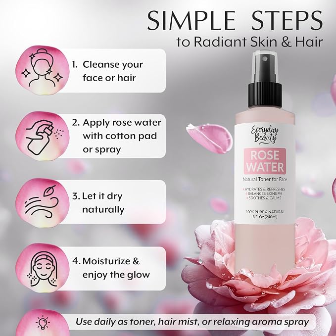 Everyday Beauty Rose Water Spray - Image 7