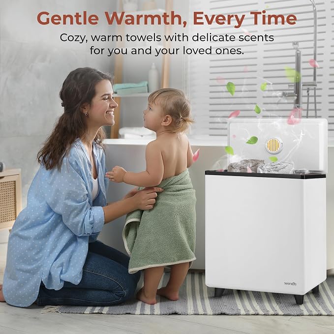 SereneLife WIFI Luxury Rectangle Towel Warmer - Image 4