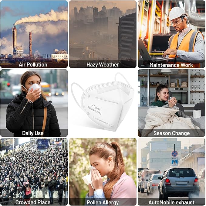 KN95 Face Mask, KN95 Mask, Cup Masks Breathable 5-Layer Filter Efficiency≥95% - Image 6