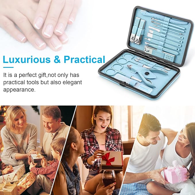 Manicure Set Professional Pedicure Kit Nail Clippers Kit - Image 4