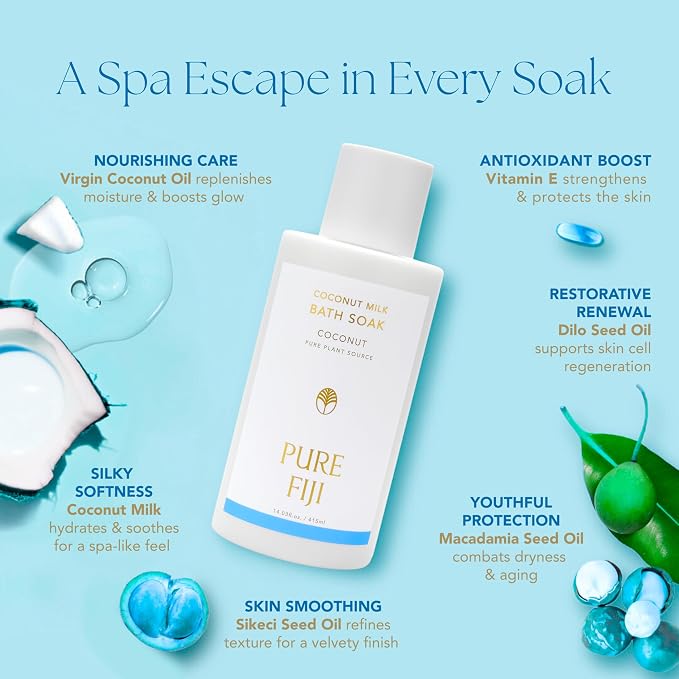Pure Fiji Coconut Milk Bath Soak - Image 5